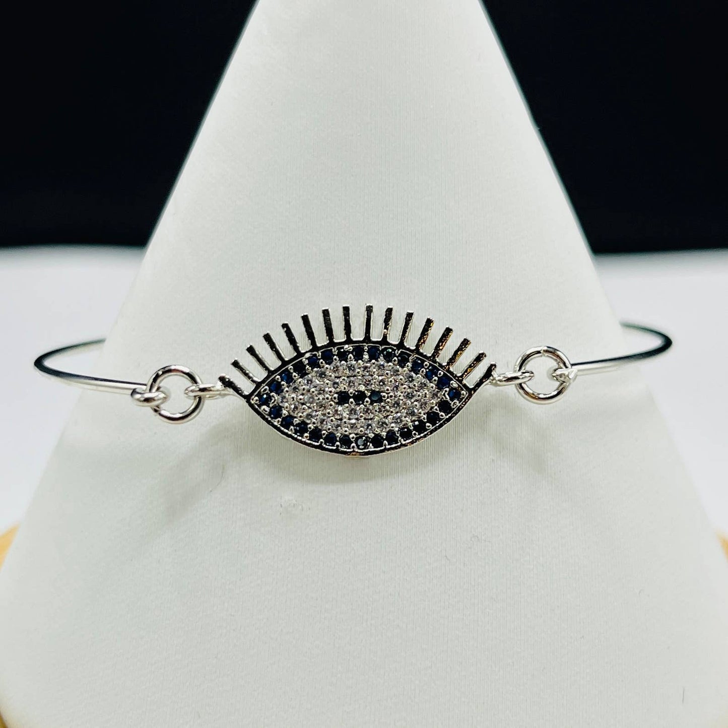 Dainty Bangle Evil Eye Bracelet Multi Style
