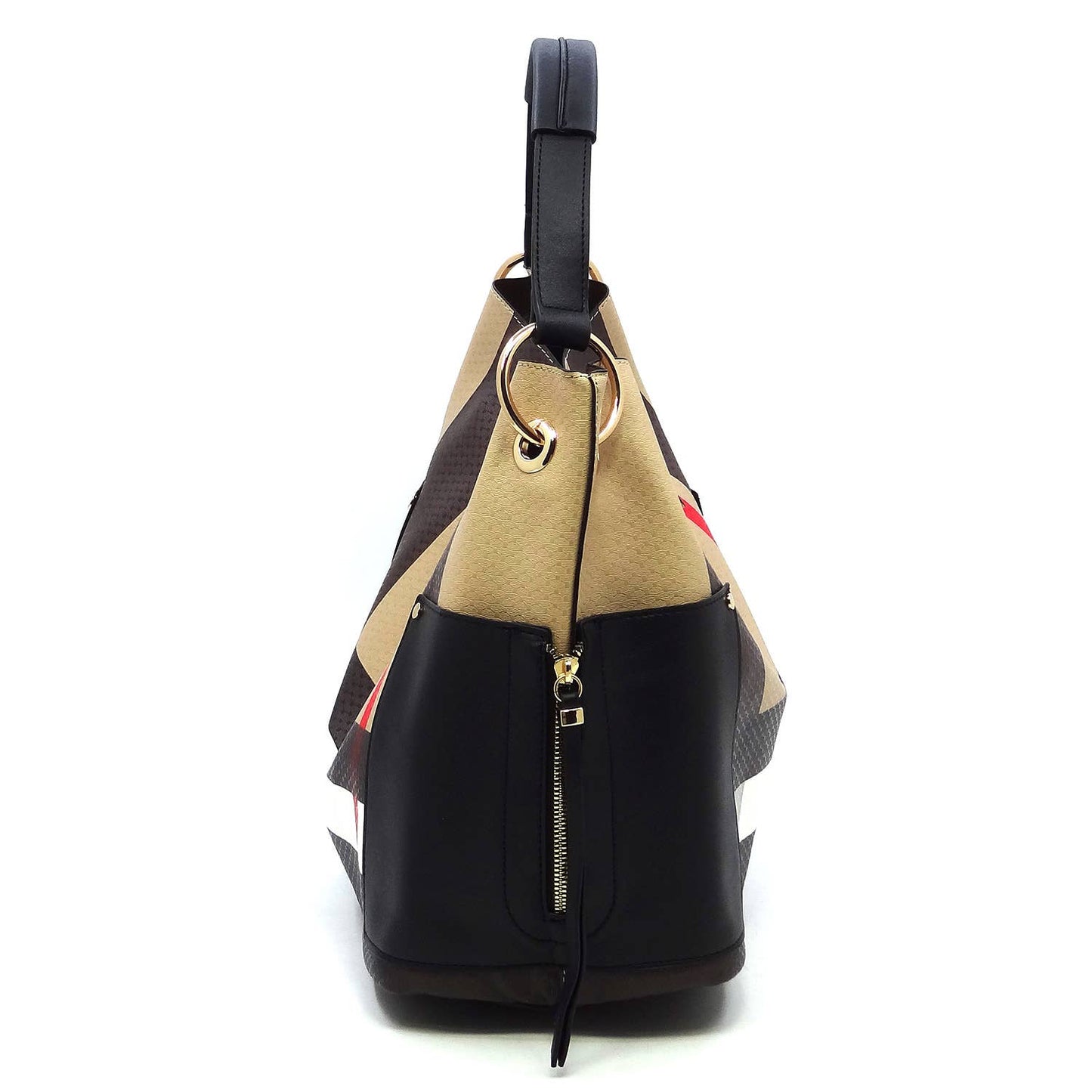 Tartan Plaid Check 3-in-1 Shoulder Bag Hobo