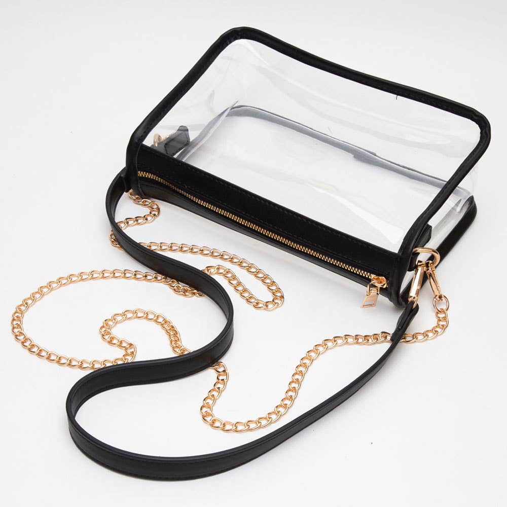 Clear Rectangle Crossbody Bag