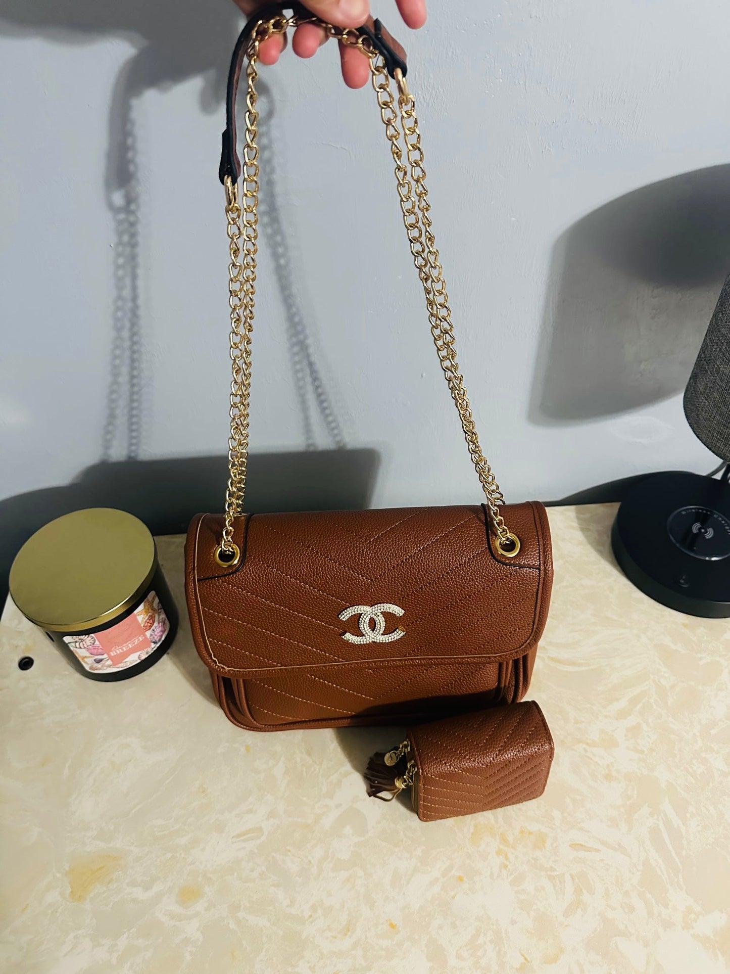Brown Purse with Wallet
