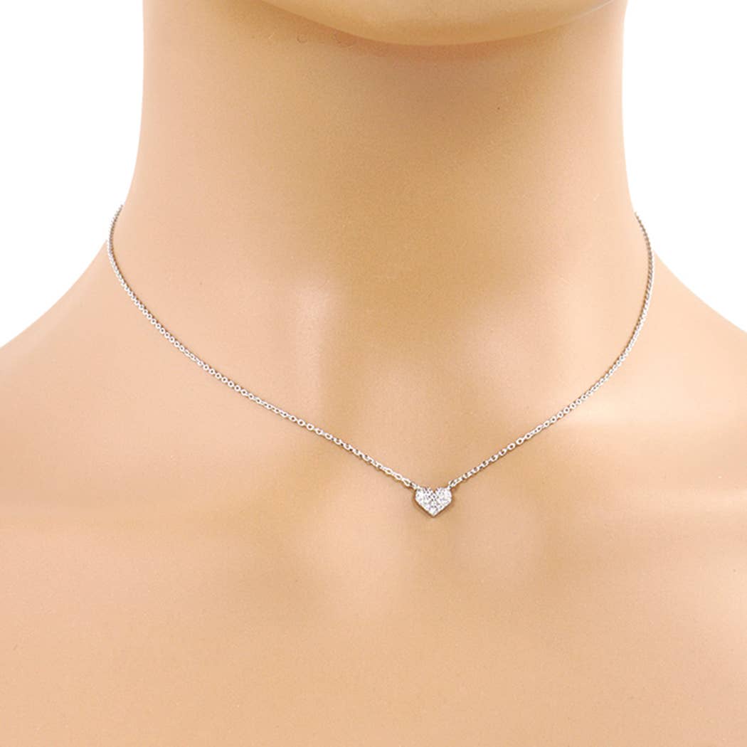 Gold-Dipped Heart Necklace