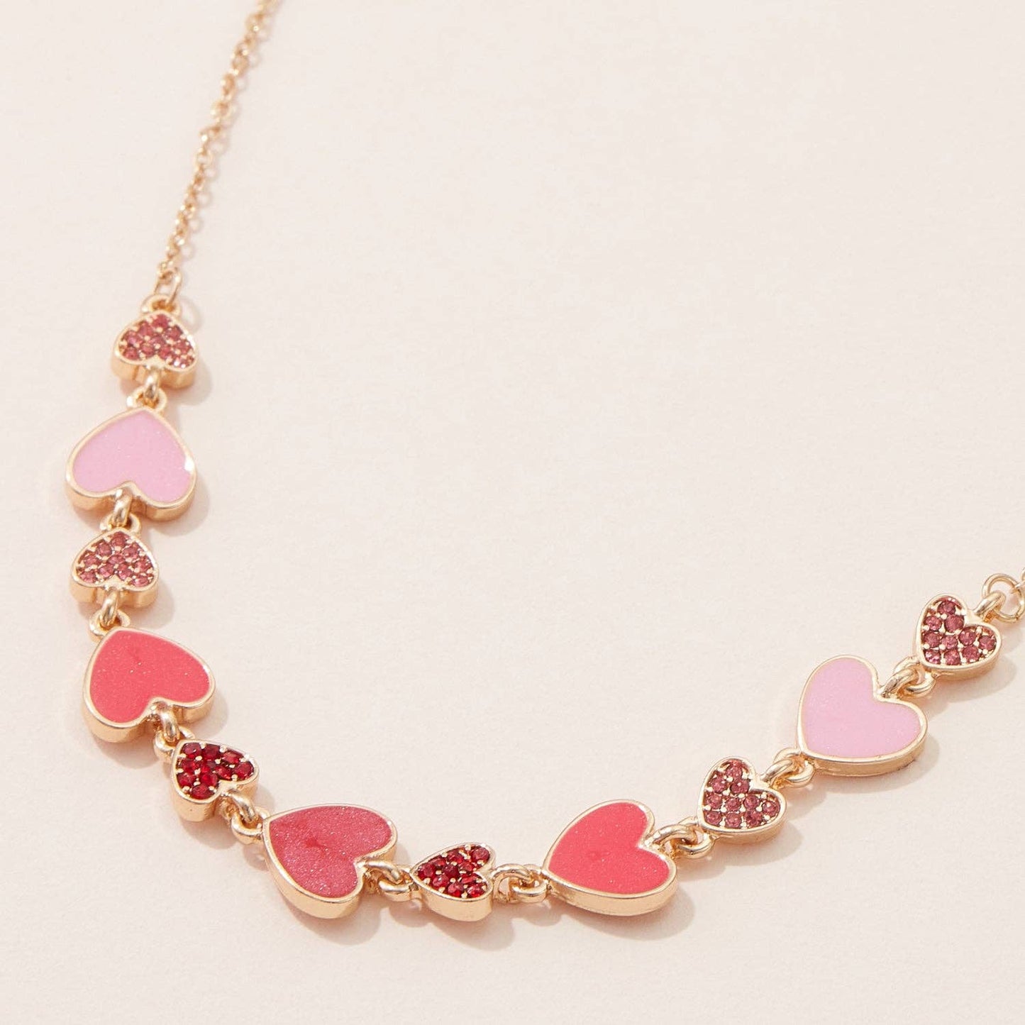 Heart Enamel Necklace