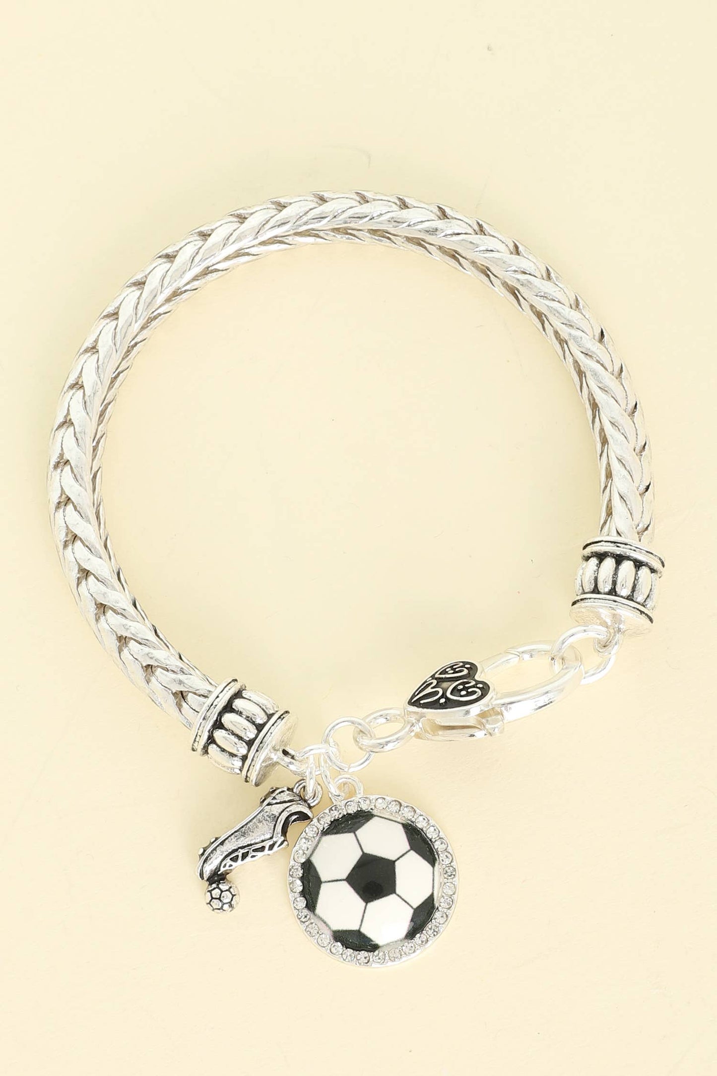 Gameday Soccer Charm Bracelet