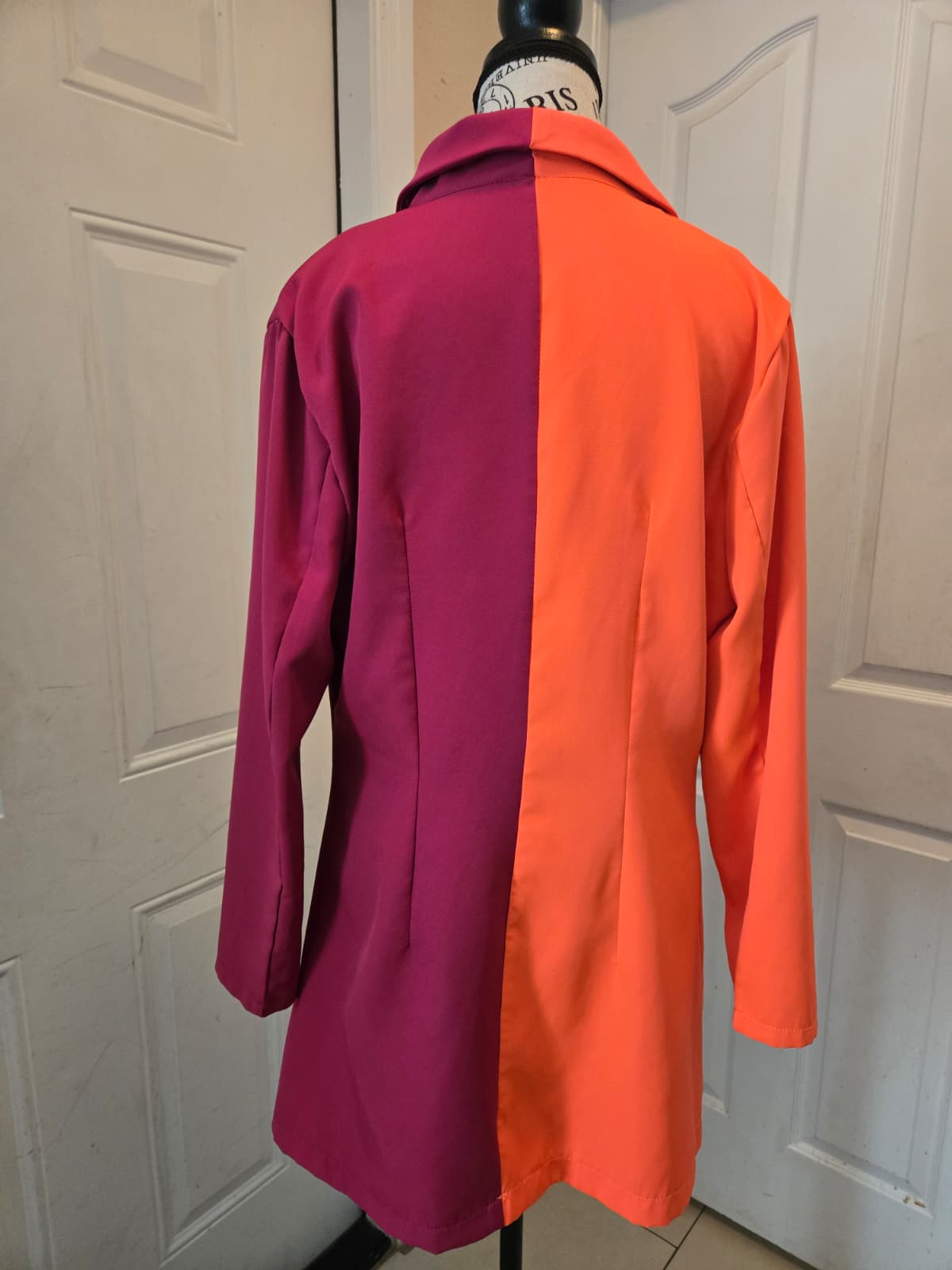SHEIN Curve Colorblock Double-Breasted Blazer Coat – Size 0XL | Never Worn