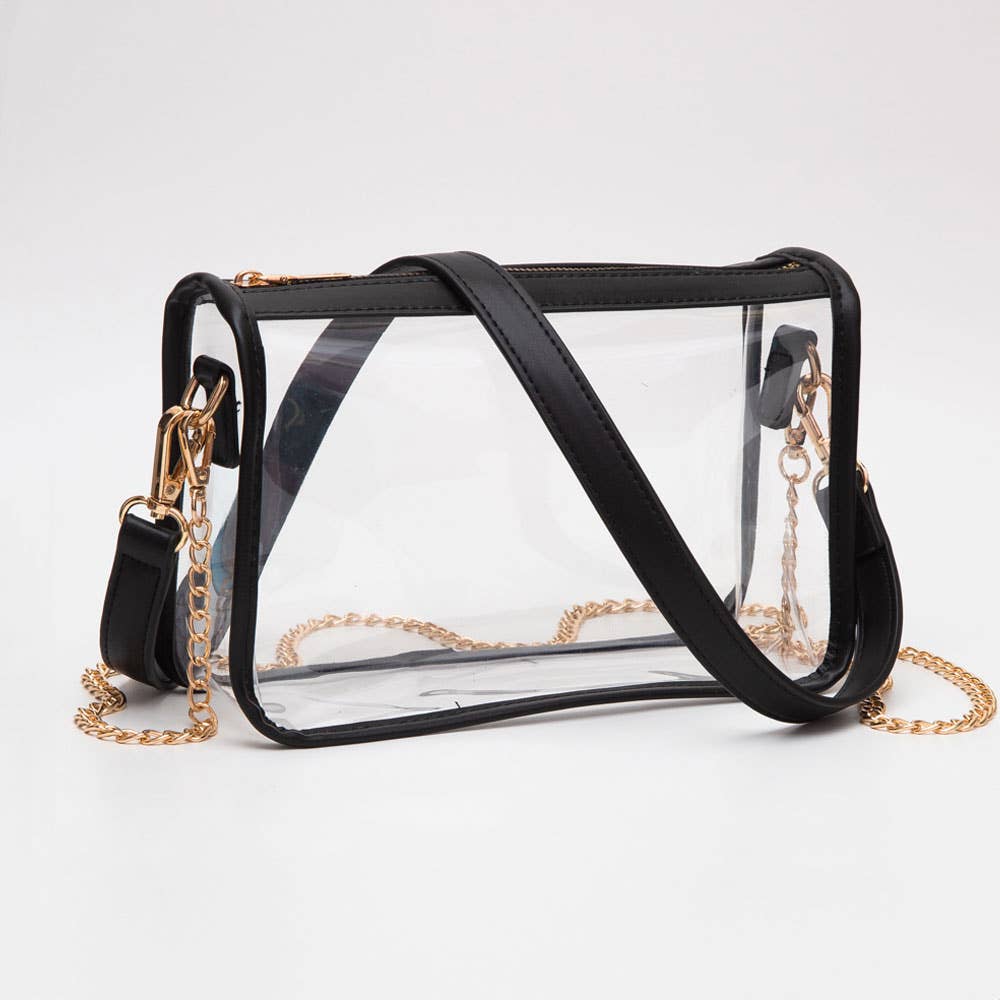 Clear Rectangle Crossbody Bag
