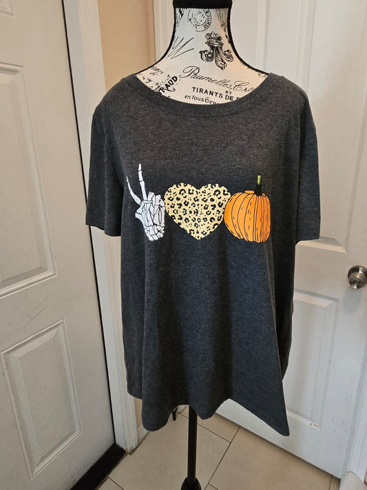 SHEIN Curve Halloween Graphic Tee – Women's 0XL