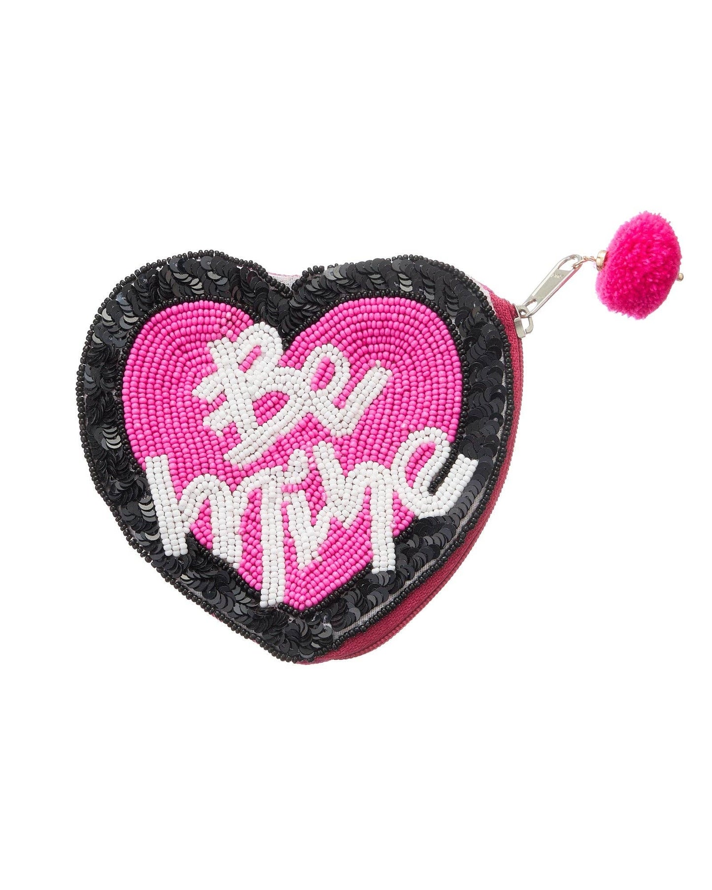 "BE MINE" Heart Shaped Coin Pouch