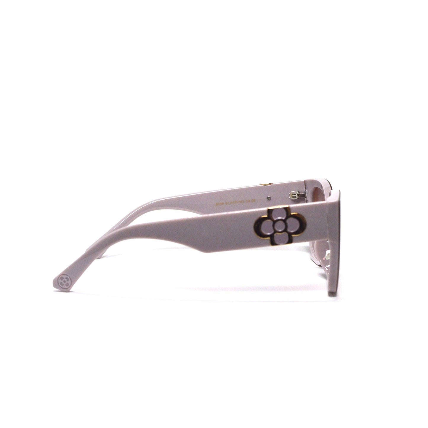 Sunglasses with Gold Emblem