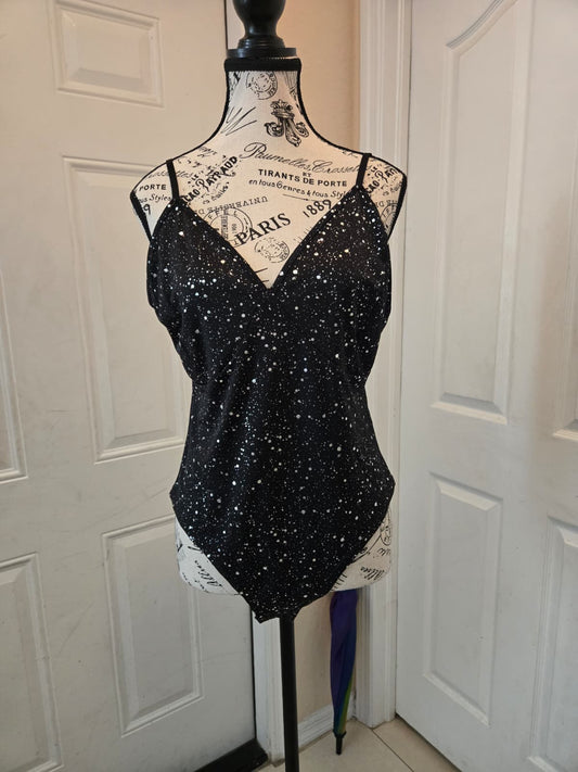 SHEIN Splatter Print Bodysuit – Women's 0XL