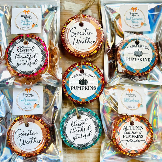 Fall Scented Car Freshies