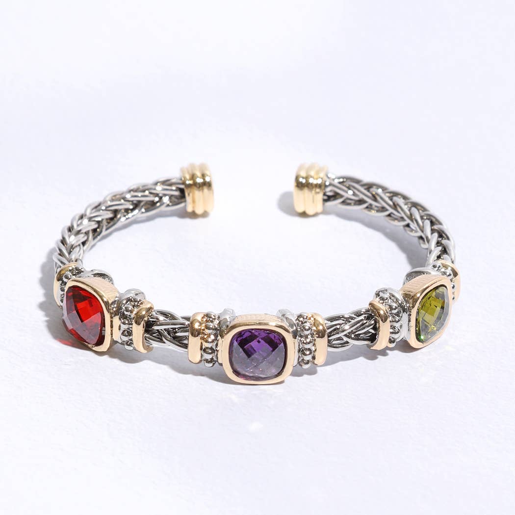Square Multi Bangle Bracelet 5MM