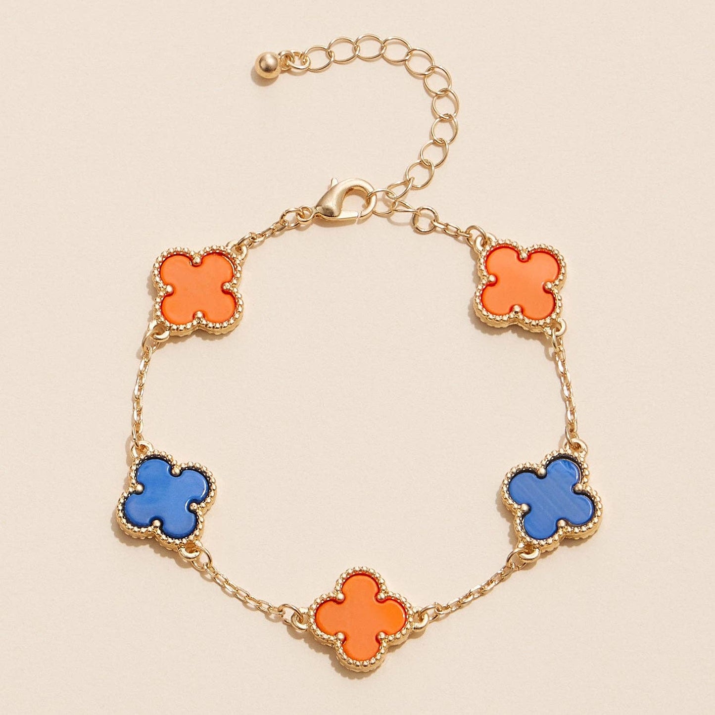 Game Day Shell Charm Bracelets