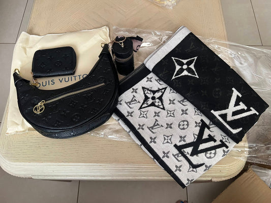 Purse, Wallet & Scarf Set