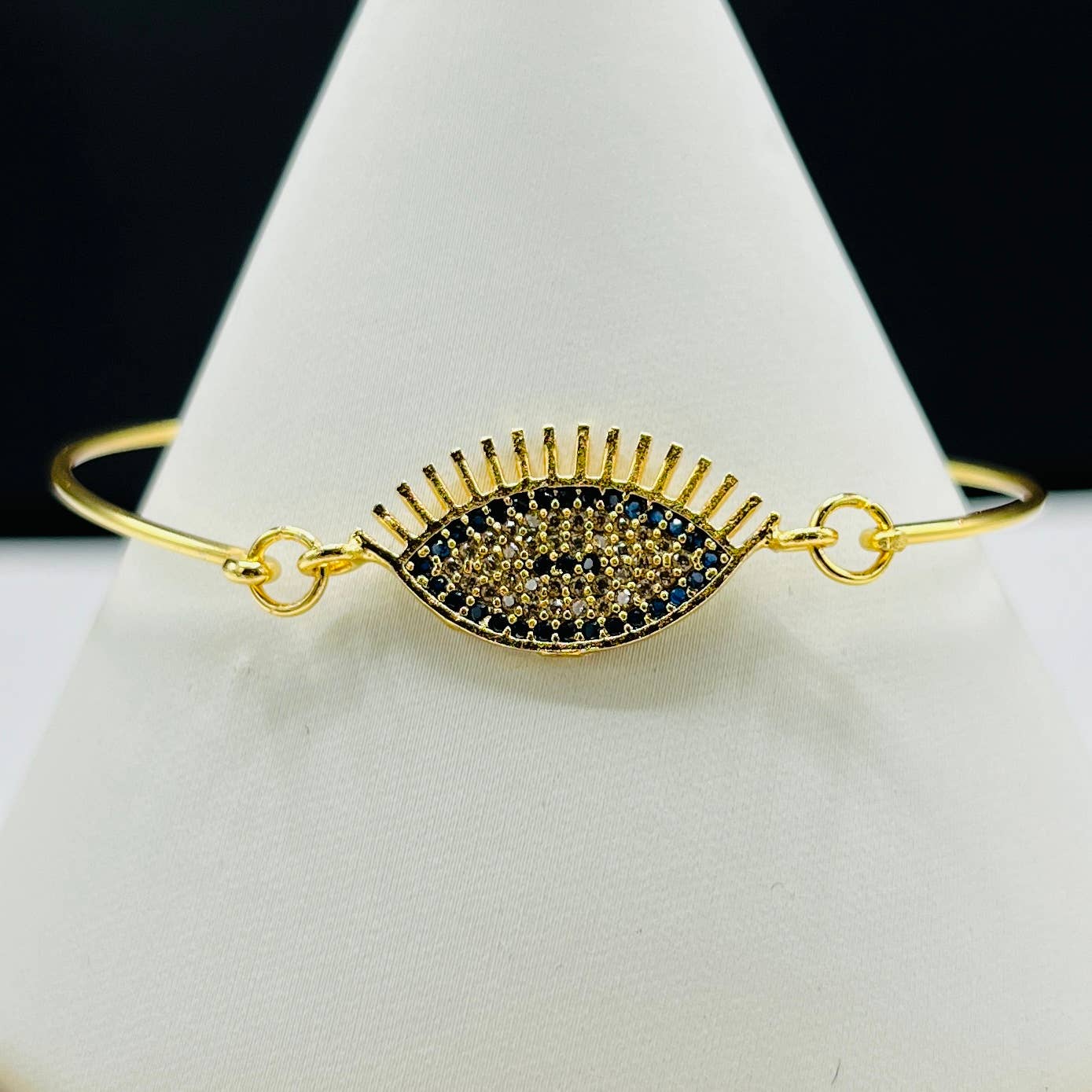Dainty Bangle Evil Eye Bracelet Multi Style