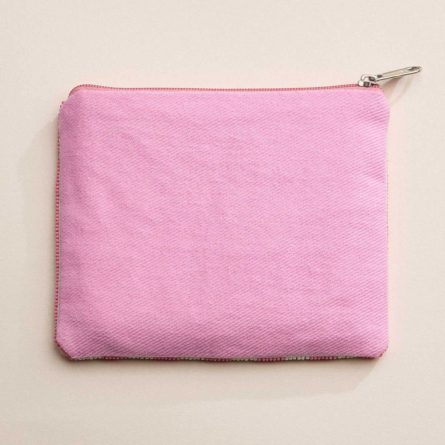 Beaded XOXO Heart Sequin Pouch