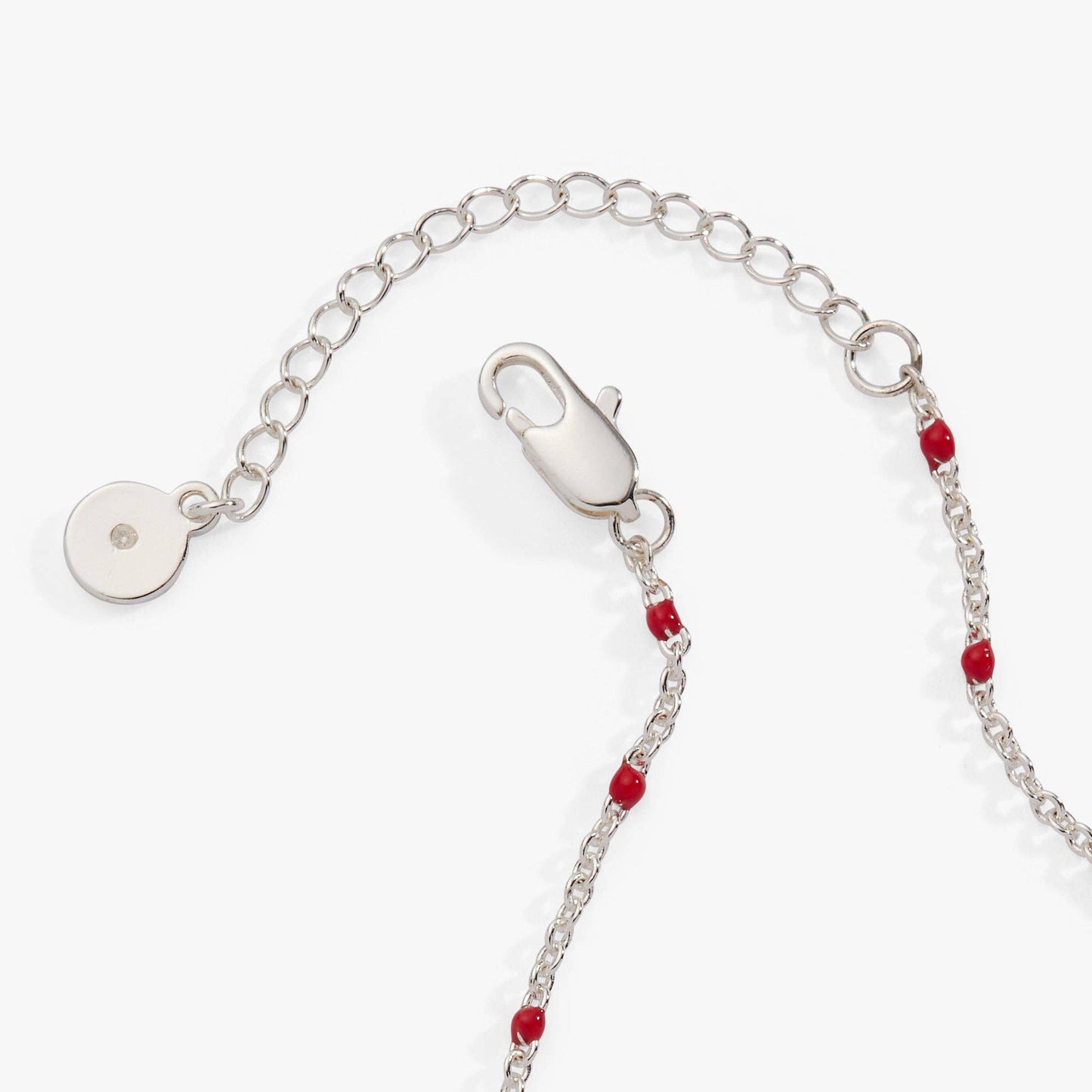 Candy Cane Beaded Chain Bracelet