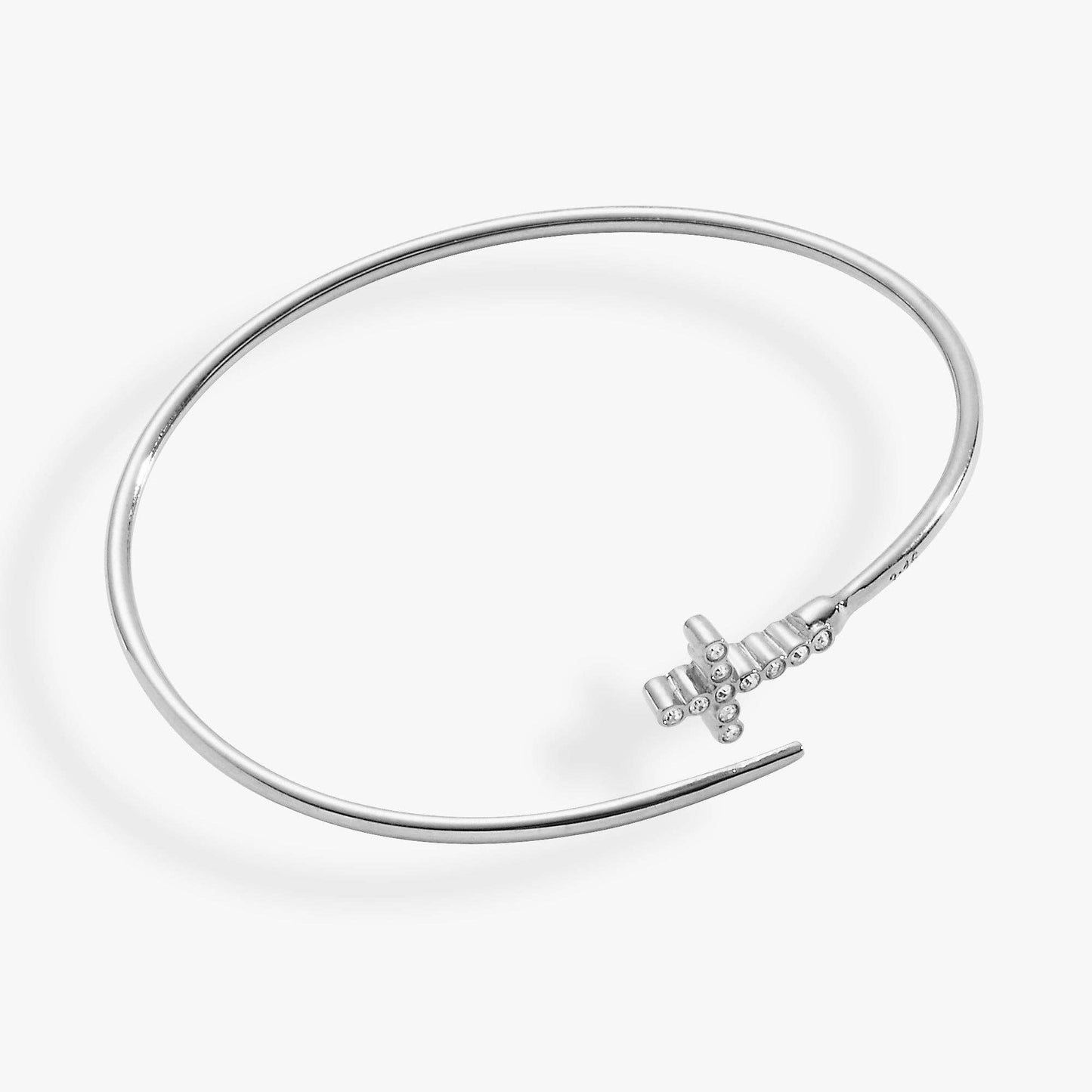 Faith Bespoken Cross Bangle