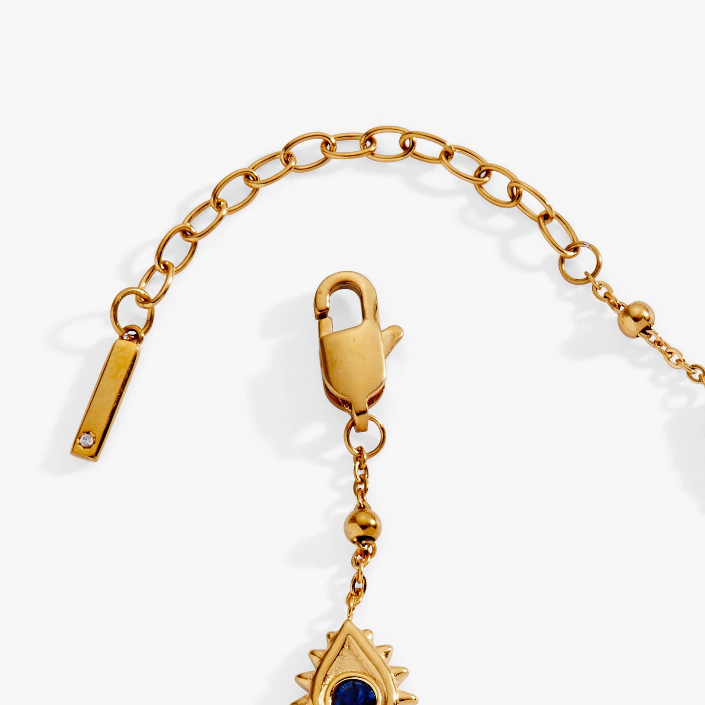 Evil Eye Crystal Stone Chain Bracelet