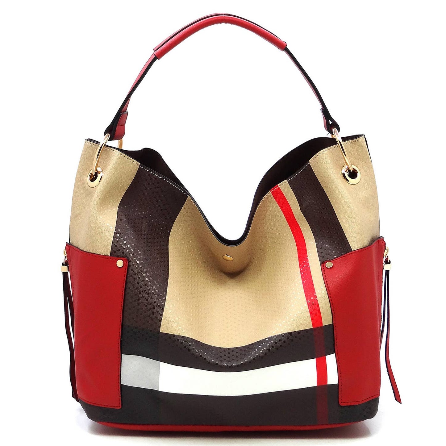 Tartan Plaid Check 3-in-1 Shoulder Bag Hobo