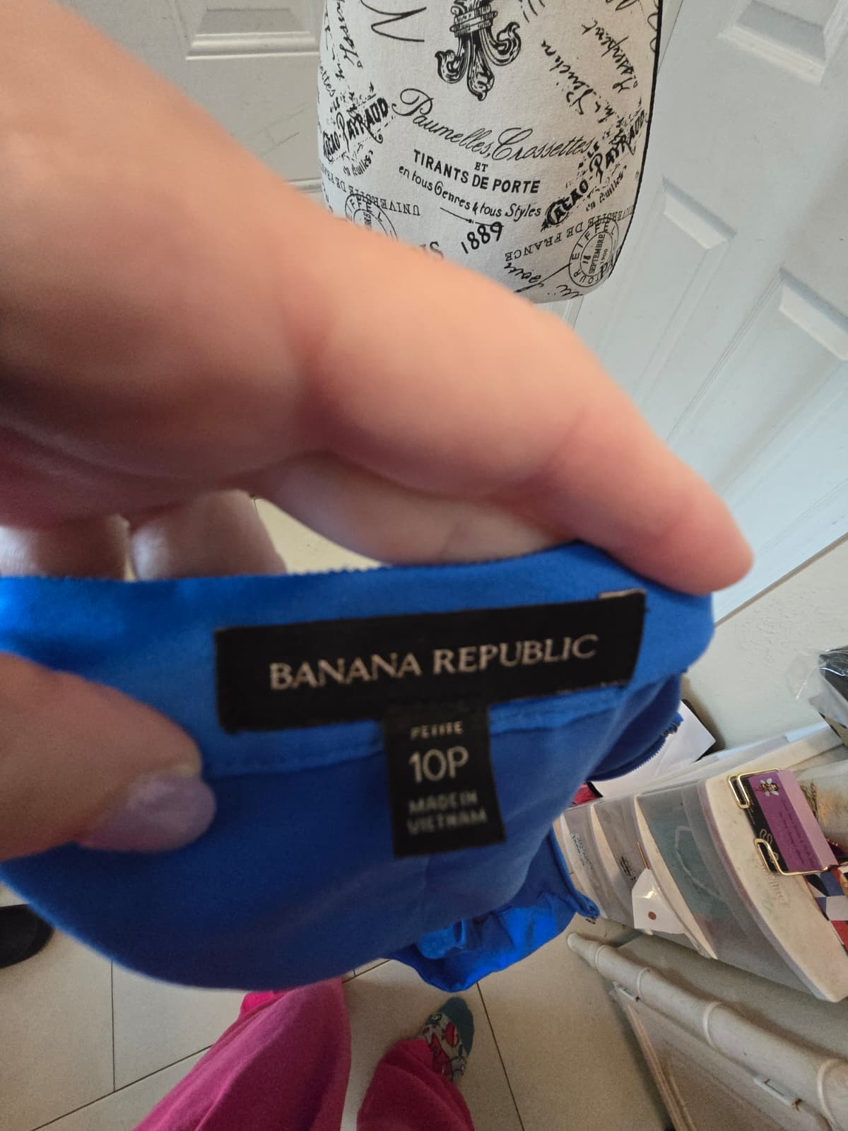 Bright Blue Pleated Skirt – Banana Republic Size 10P