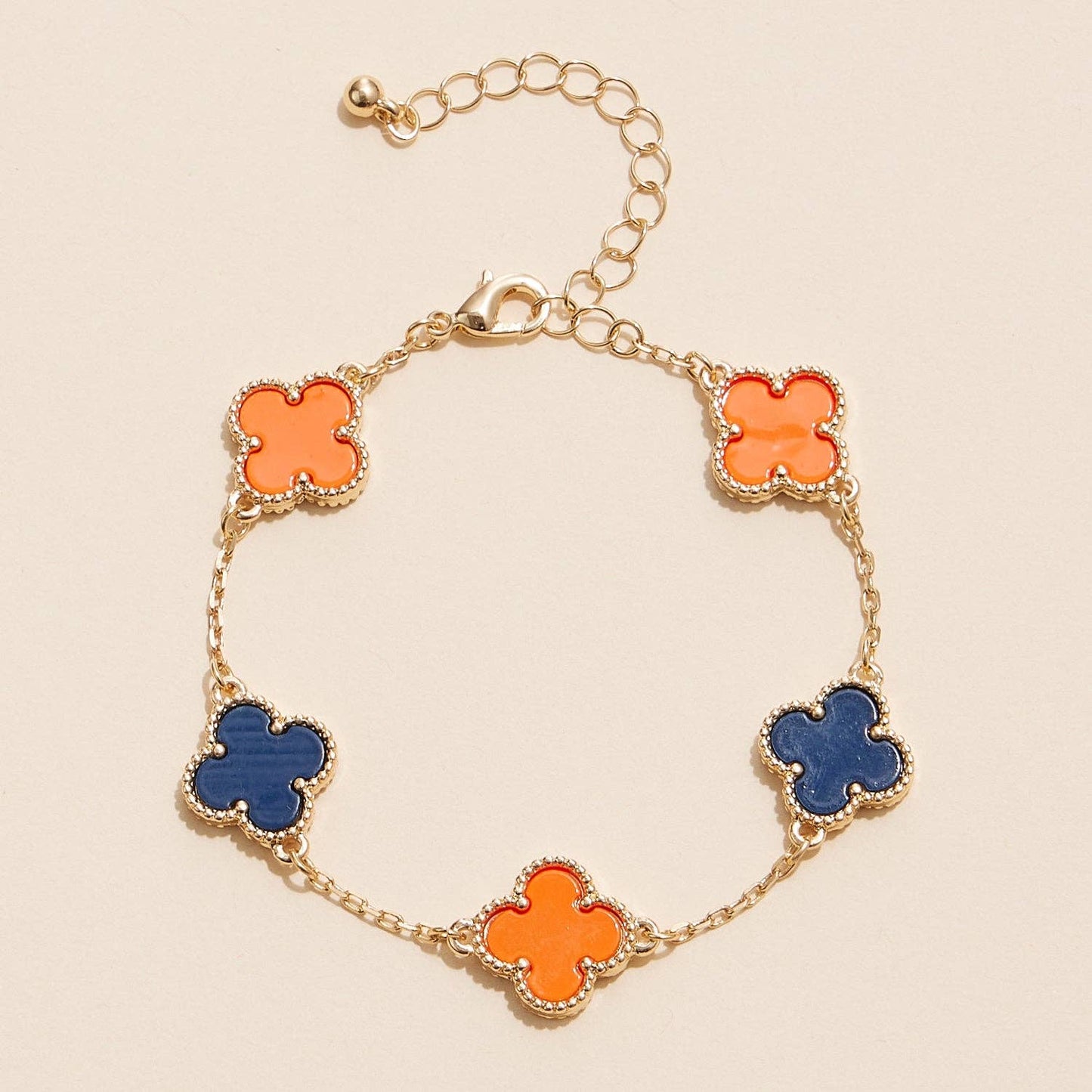 Game Day Shell Charm Bracelets