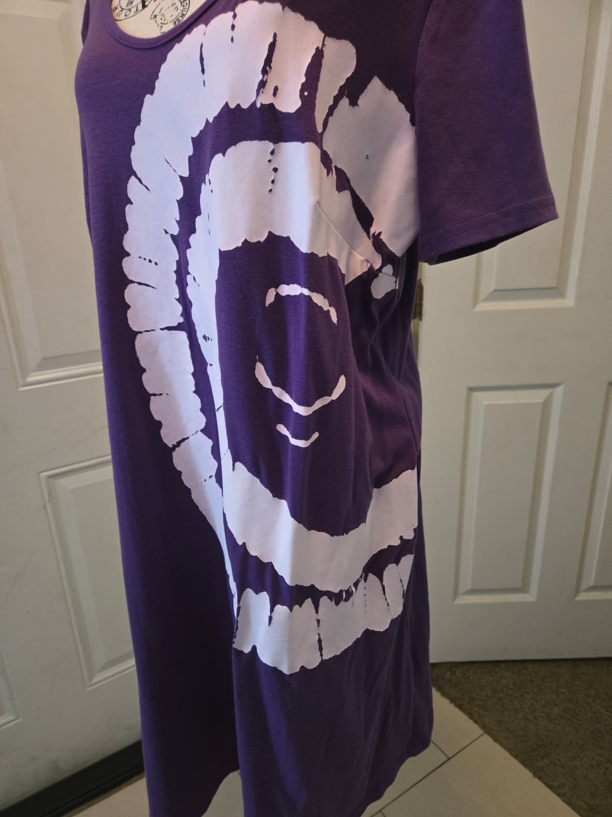 Emery Rose Purple Graphic T-Shirt Dress – Size 0XL