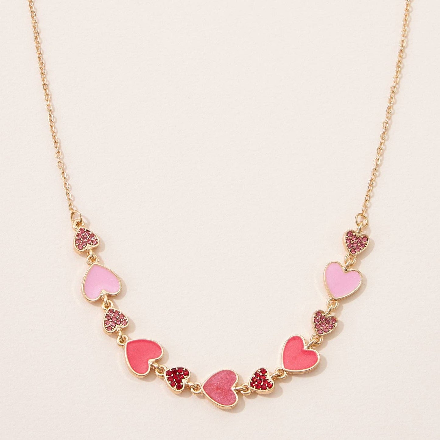 Heart Enamel Necklace