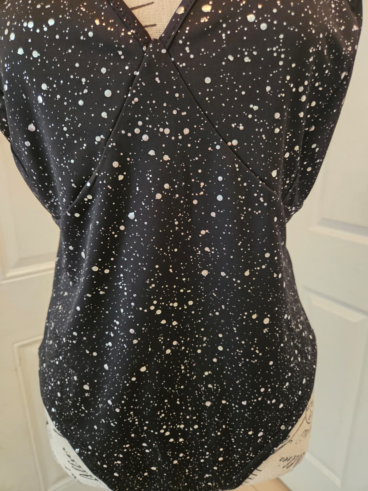 SHEIN Splatter Print Bodysuit – Women's 0XL