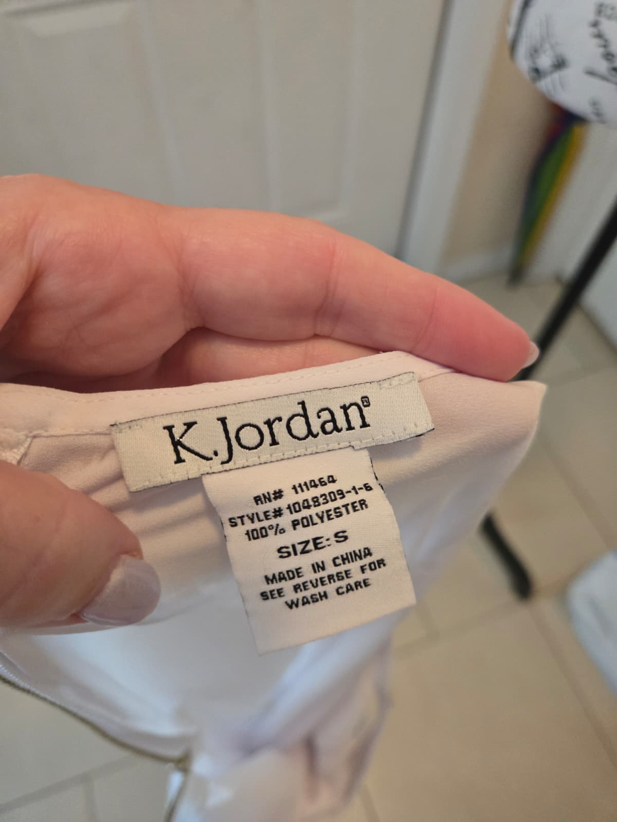 K. Jordan Women's Sleeveless Embellished Tunic Top – Size Small
