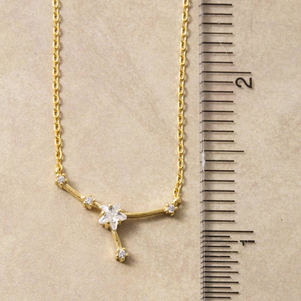 14K Gold Dipped Cancer Constellation Necklace