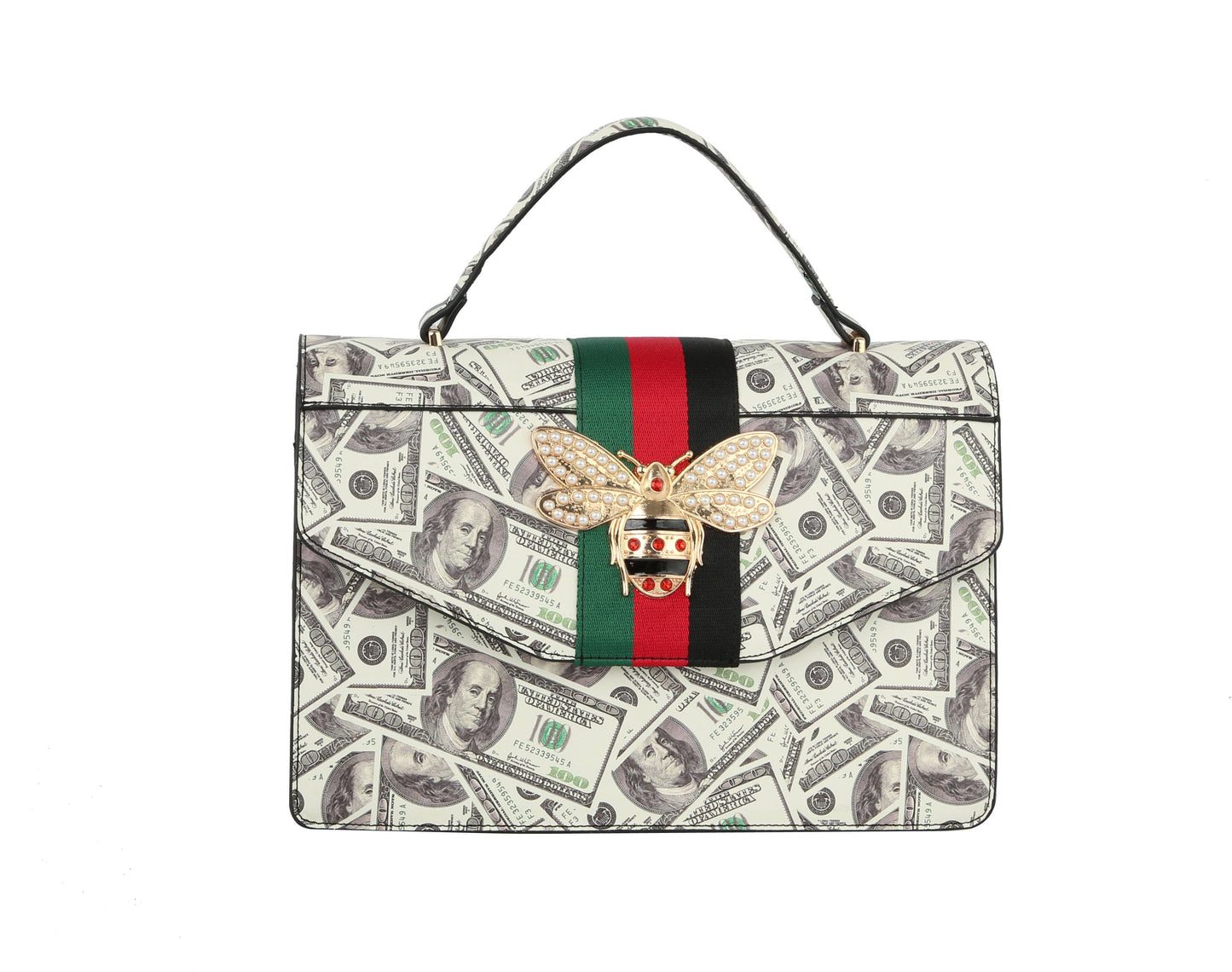 Fashion Bee Satchel with Matching Wallet