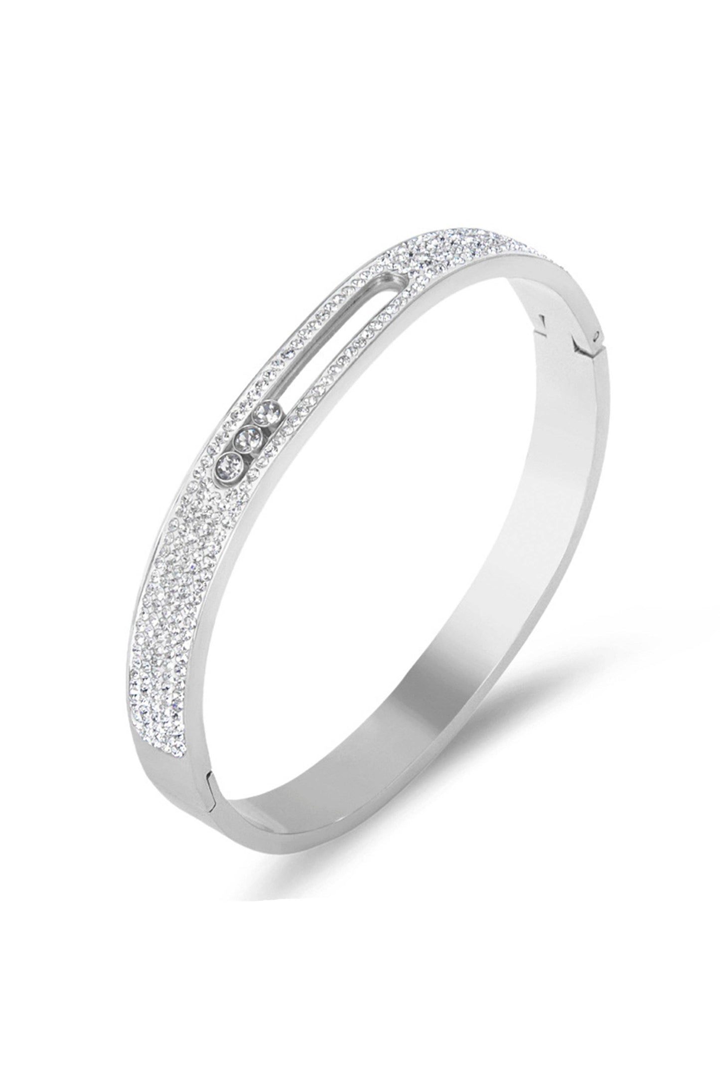 Rhinestone Stainless Steel Bracelets
