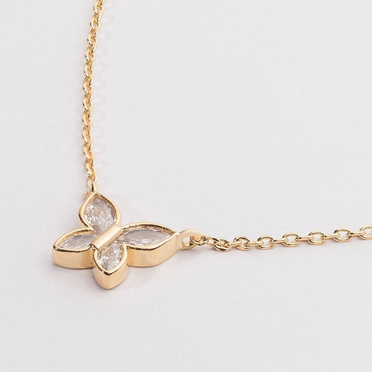 Gold Dipped Butterfly | Necklace