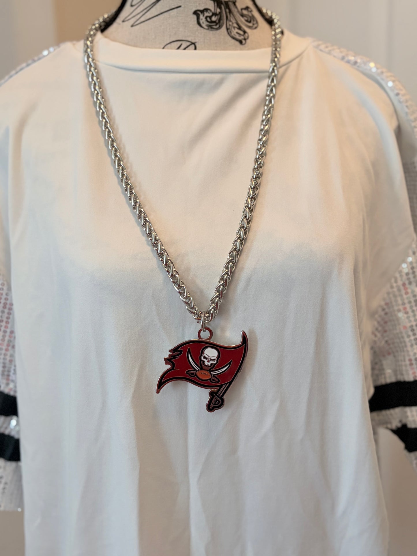 NFL Tampa Bay Buccaneers Primary Team Logo Necklace