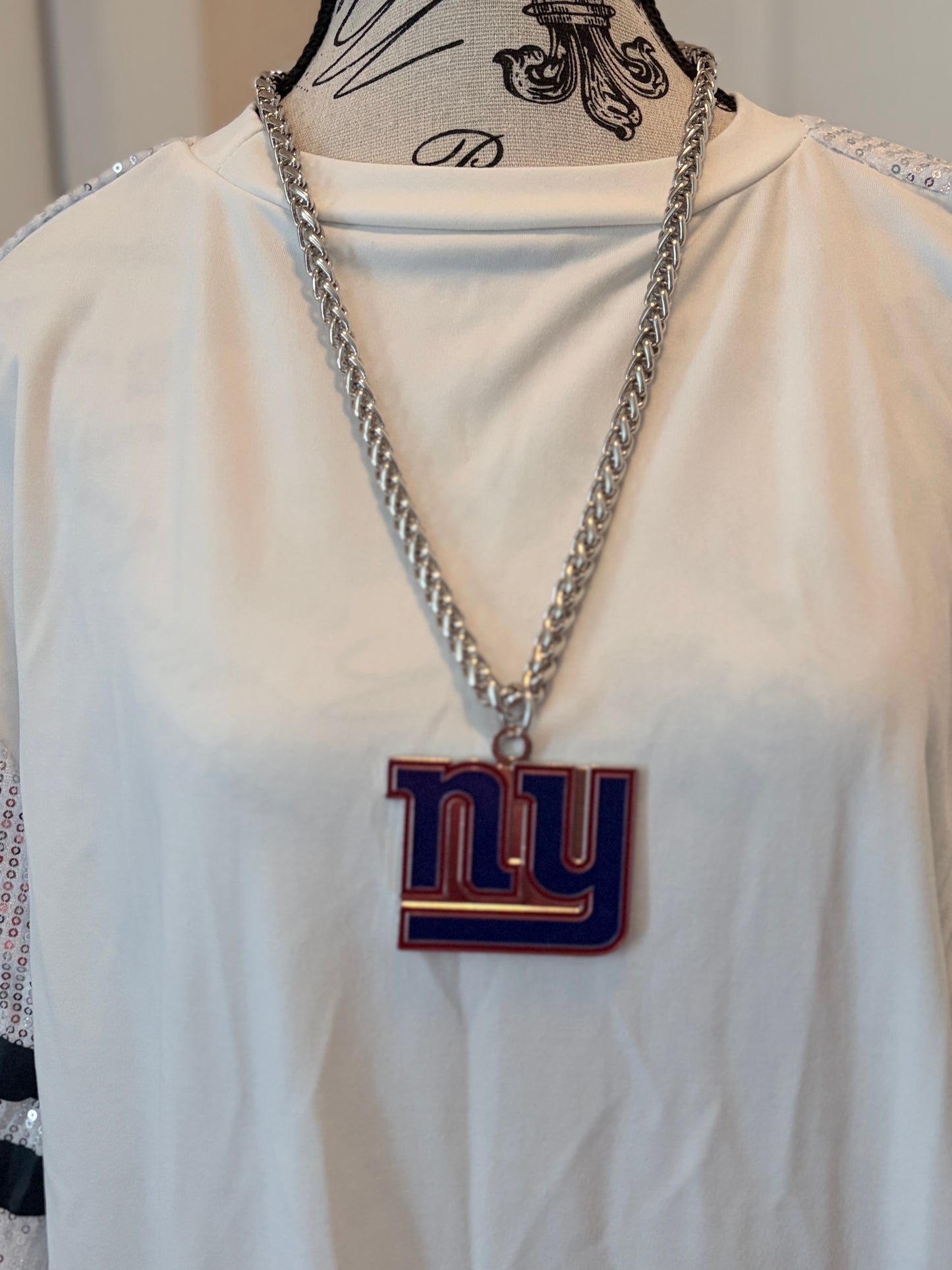 NFL New York Giants Primary Team Logo Necklace