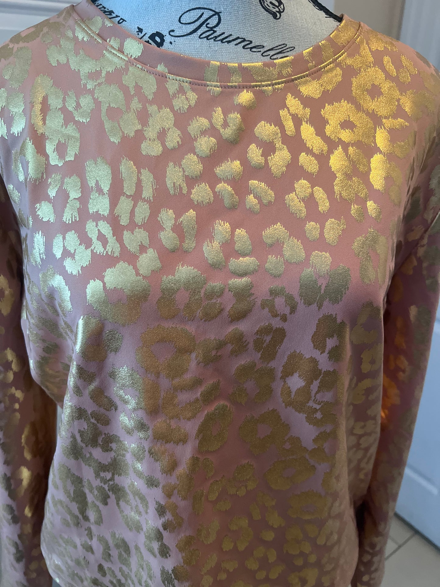 New York & Company Foil Leopard Print Work Set – NWT