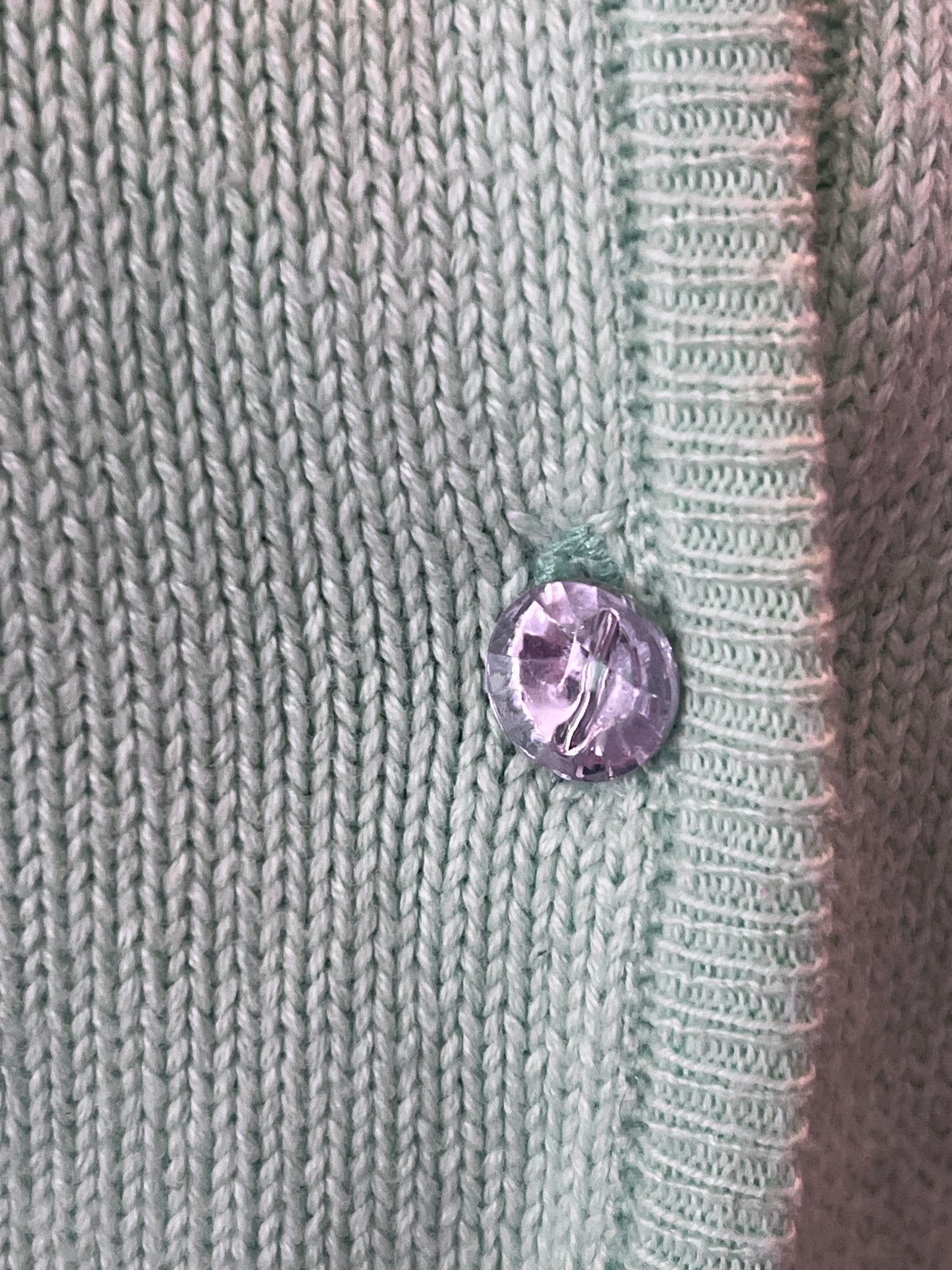 Tia 100% Cotton Cardigan – Size Large – Mint Green – Gently Used