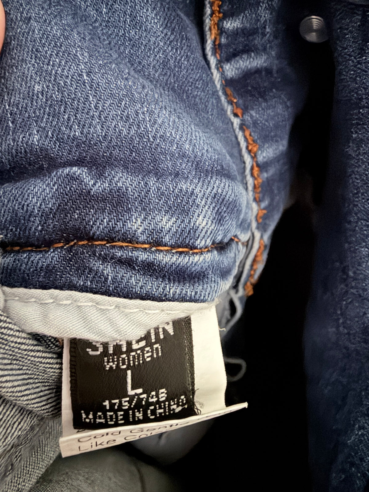 Shein Large High Waisted Button Front Jeans