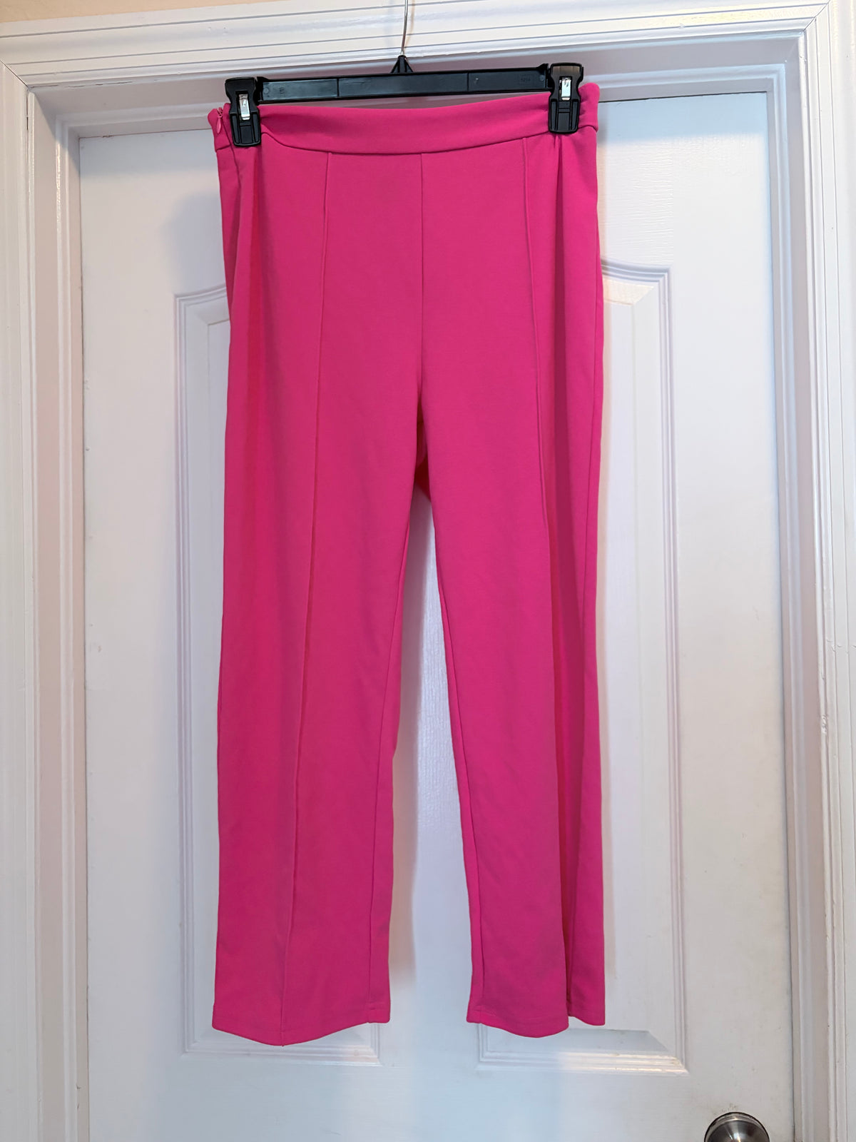 Shein Large Hot Pink Cropped Dress Pants