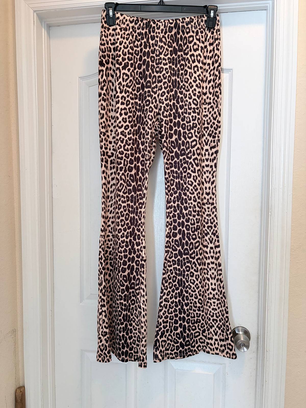 Shein XL Leopard Print Flare Pants