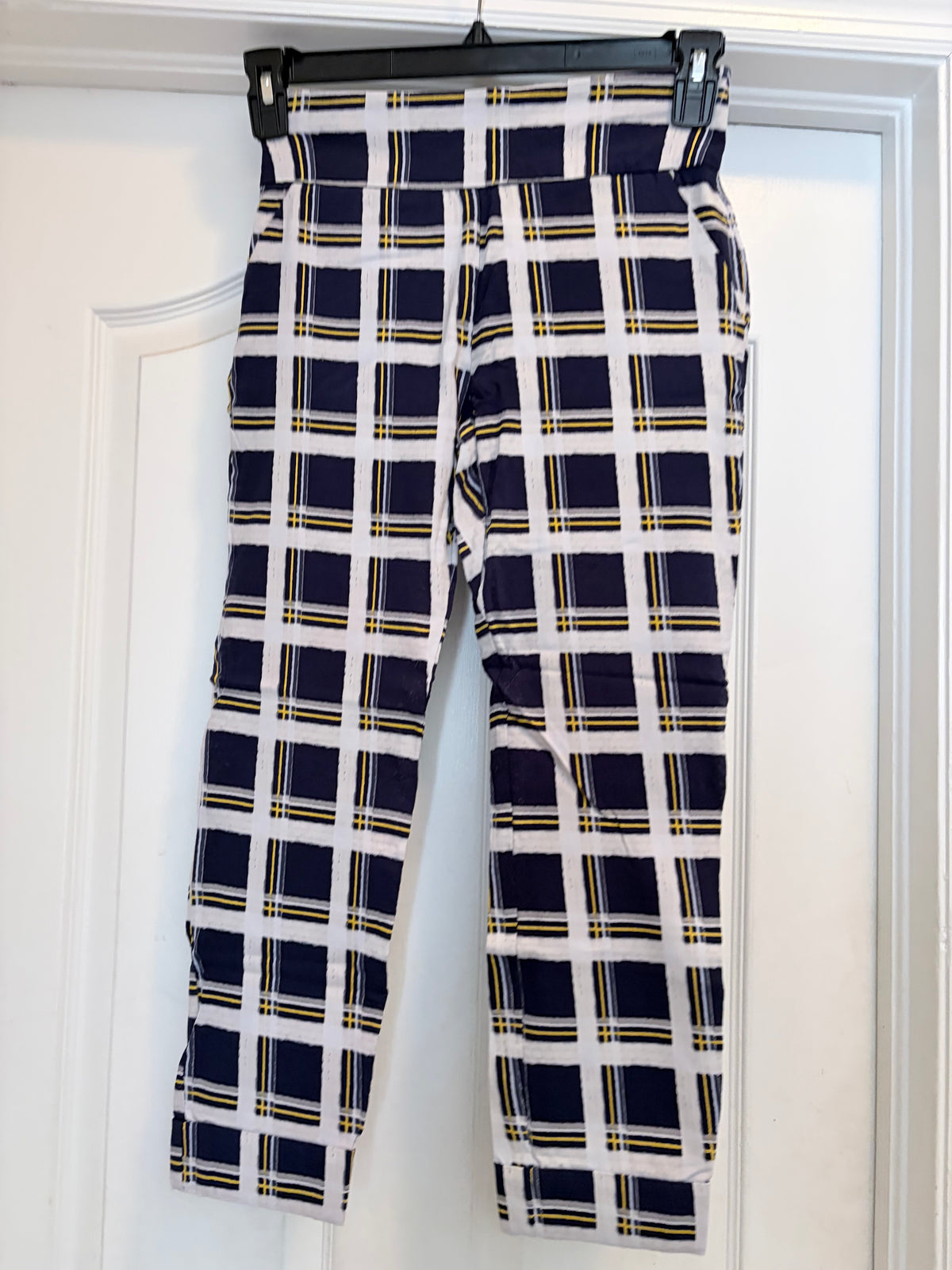 New York & Company Small Plaid Ankle Pants
