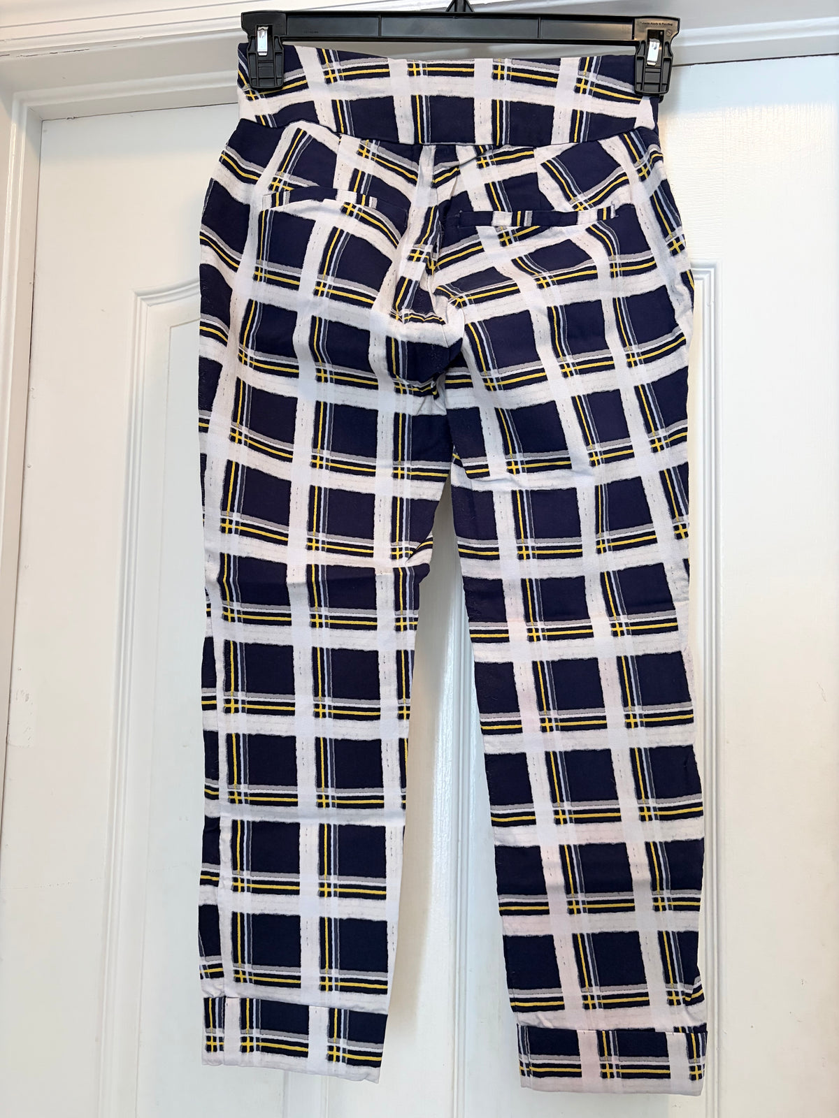 New York & Company Small Plaid Ankle Pants
