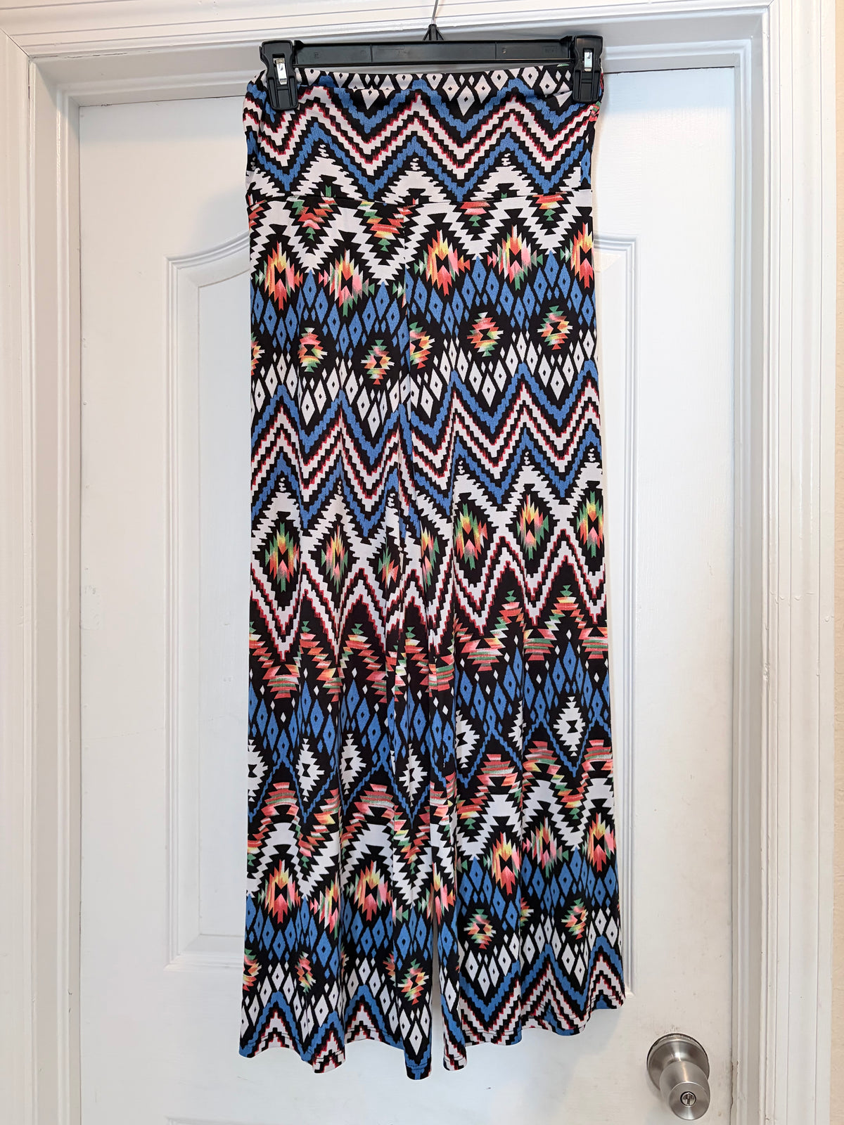 Saga Small Multicolor Aztec Print Palazzo Pants