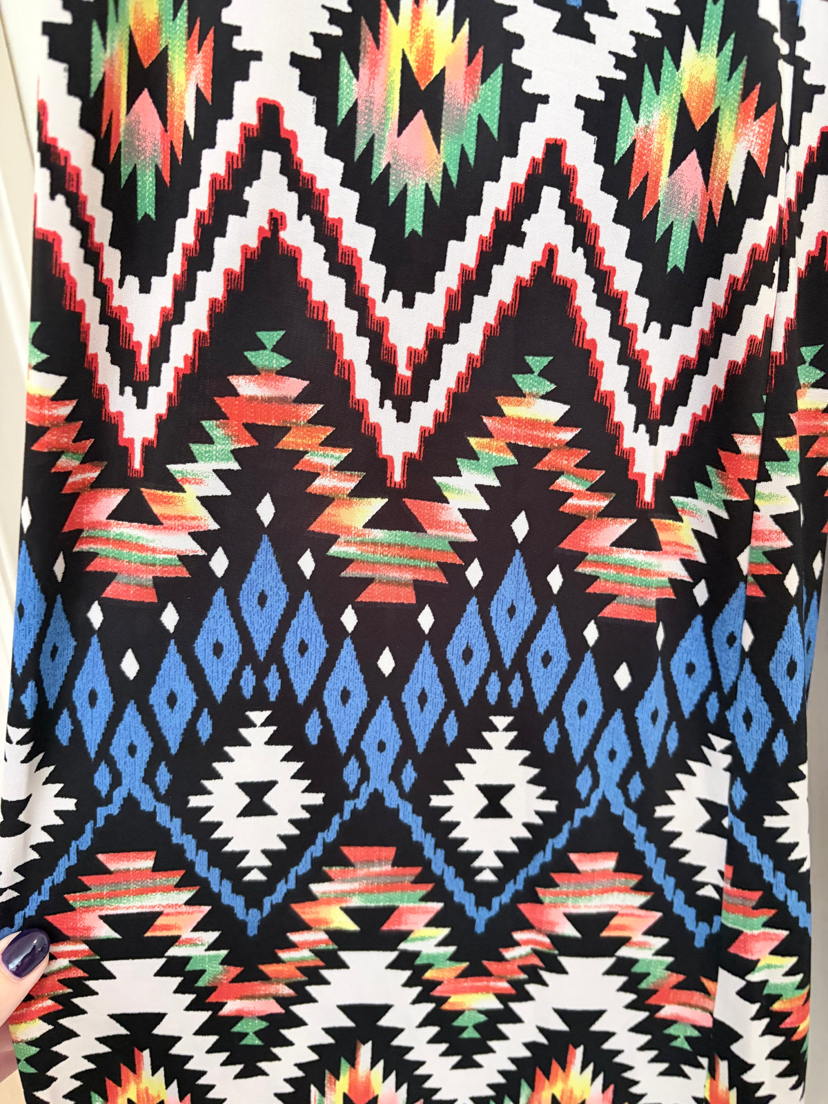 Saga Small Multicolor Aztec Print Palazzo Pants