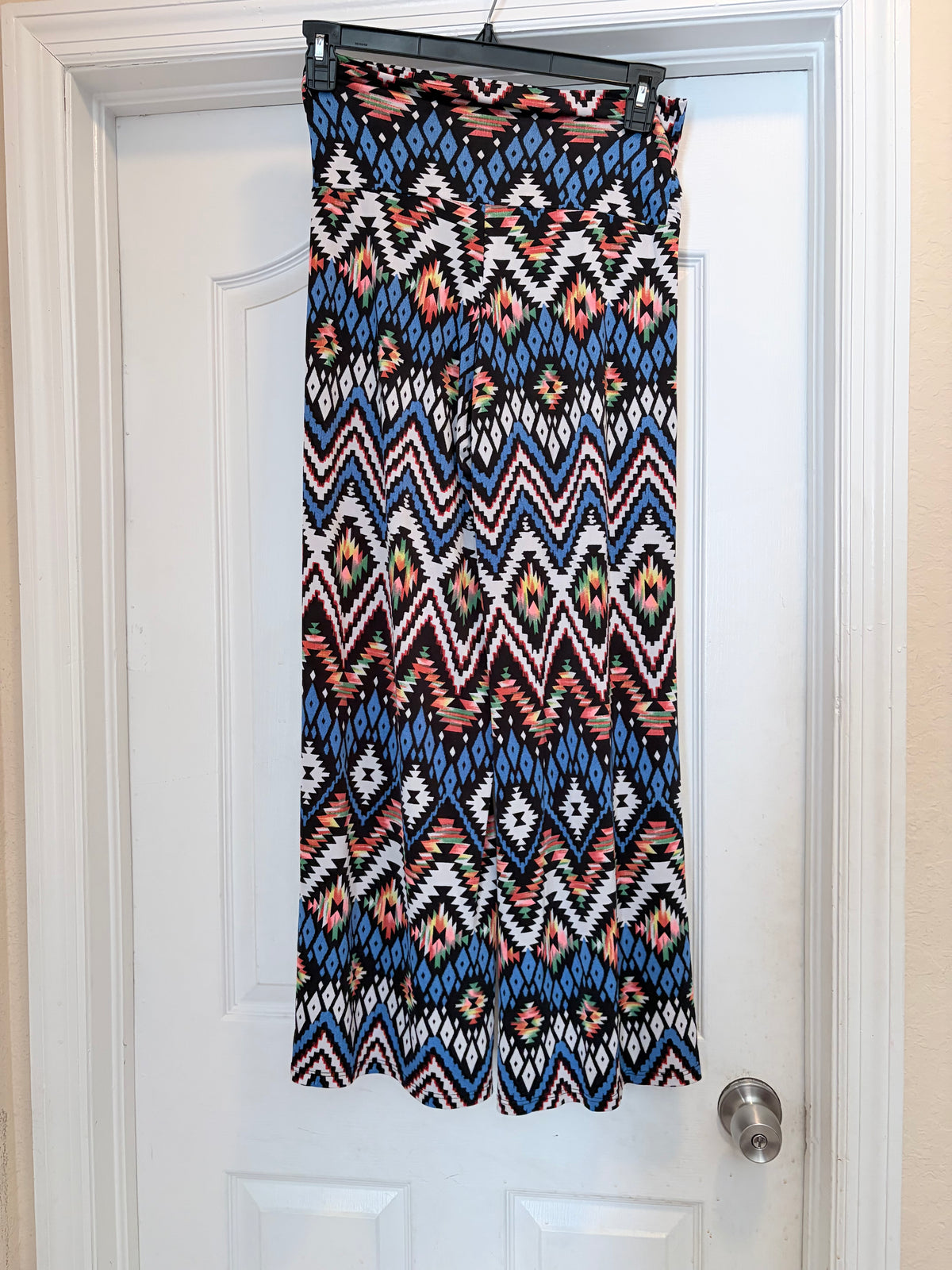 Saga Small Multicolor Aztec Print Palazzo Pants