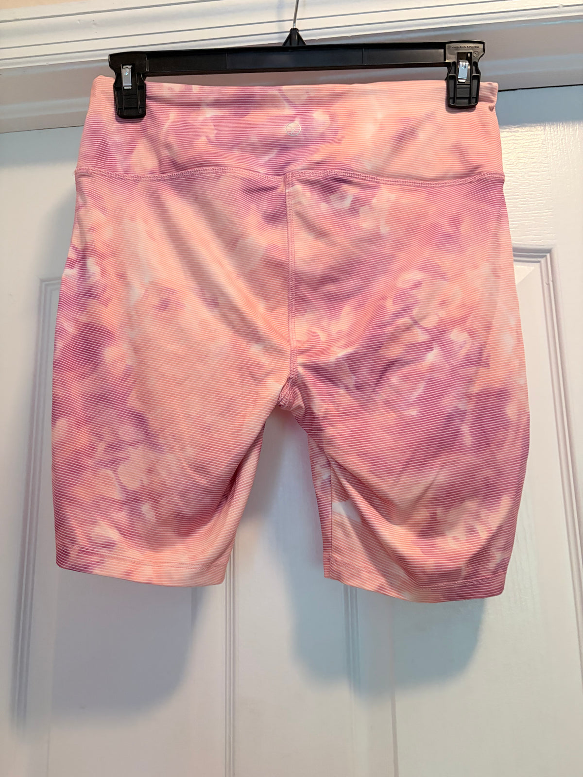 Vogo Athletica Large Pink Tie Dye Workout Shorts