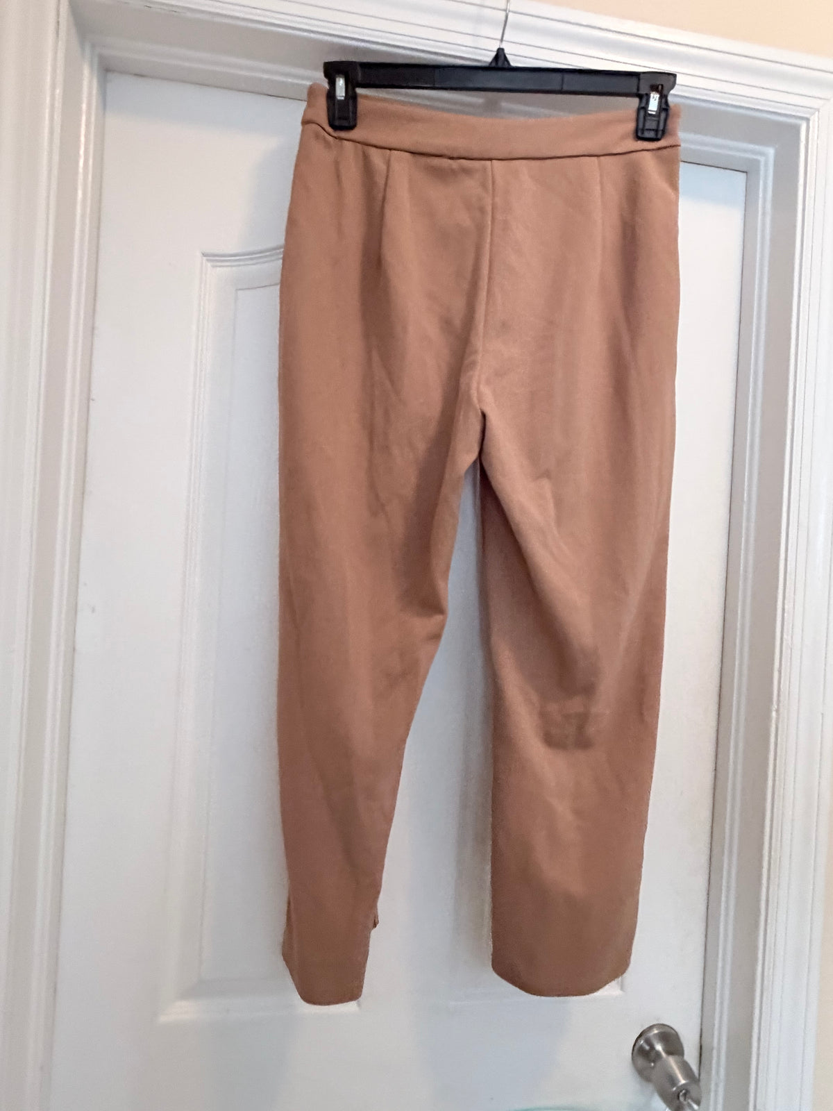 SHEIN Large Camel Brown High Waist Pants