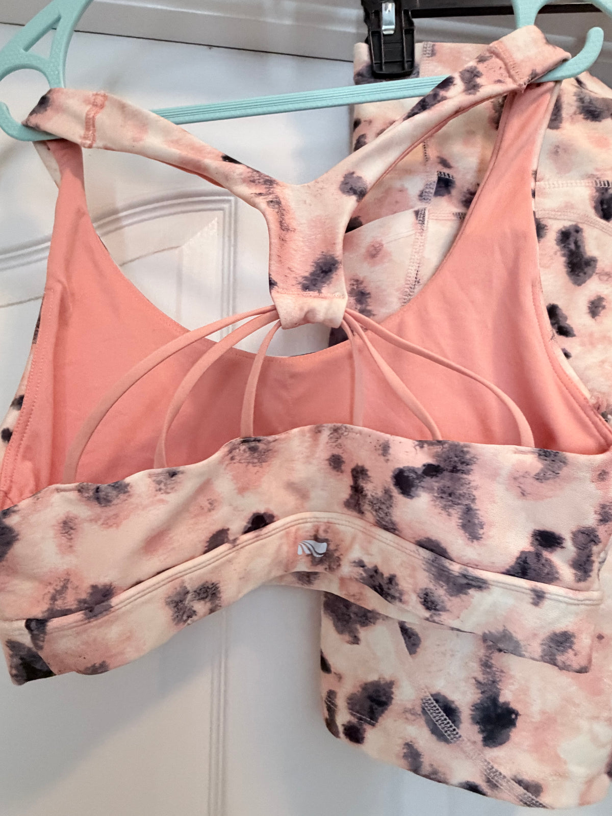 Marika Large Leopard Print Sports Bra & Workout Shorts Set