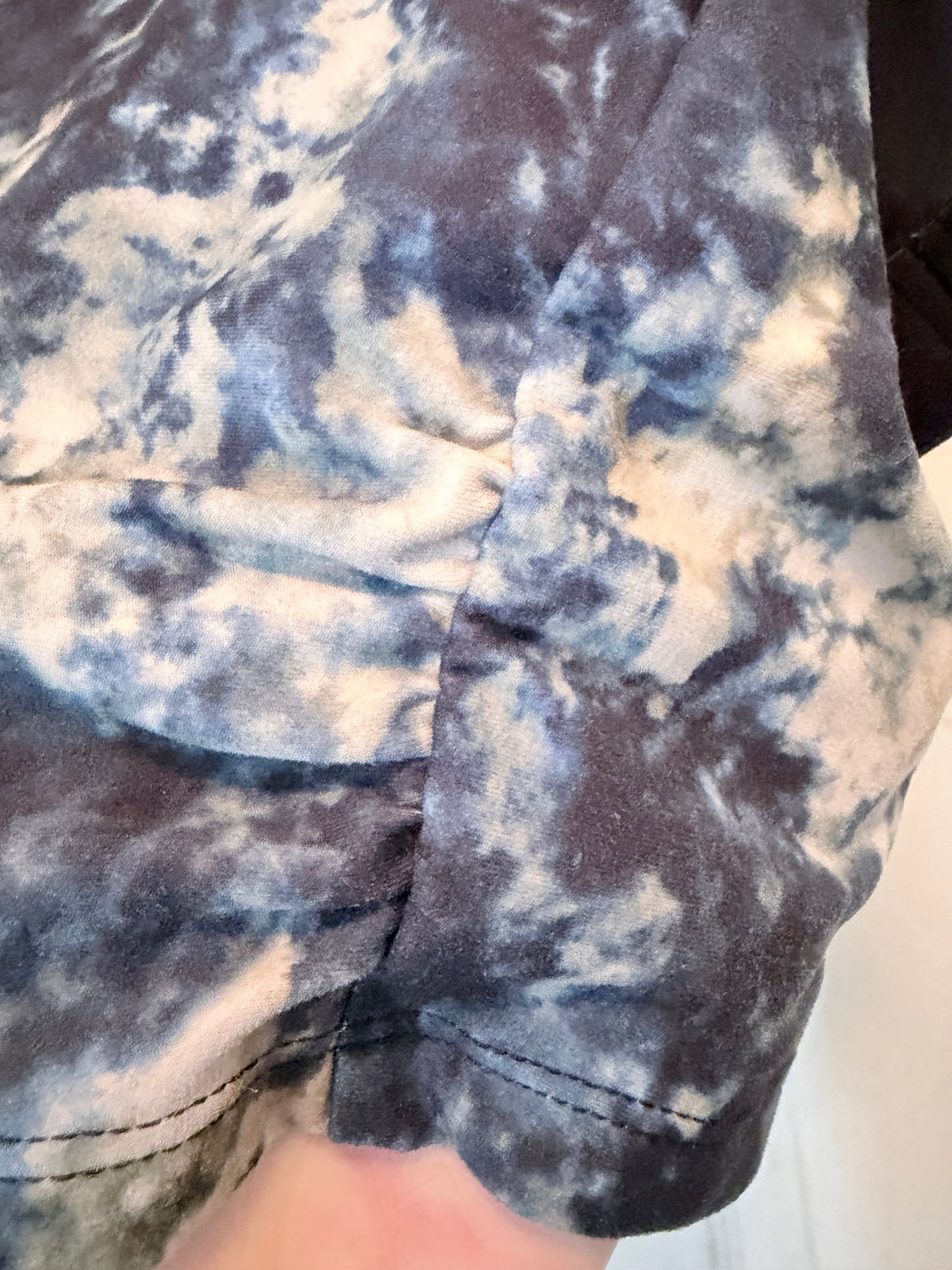 RBX Black Blue Tie Dye Racerback Athletic Tank Top Size L