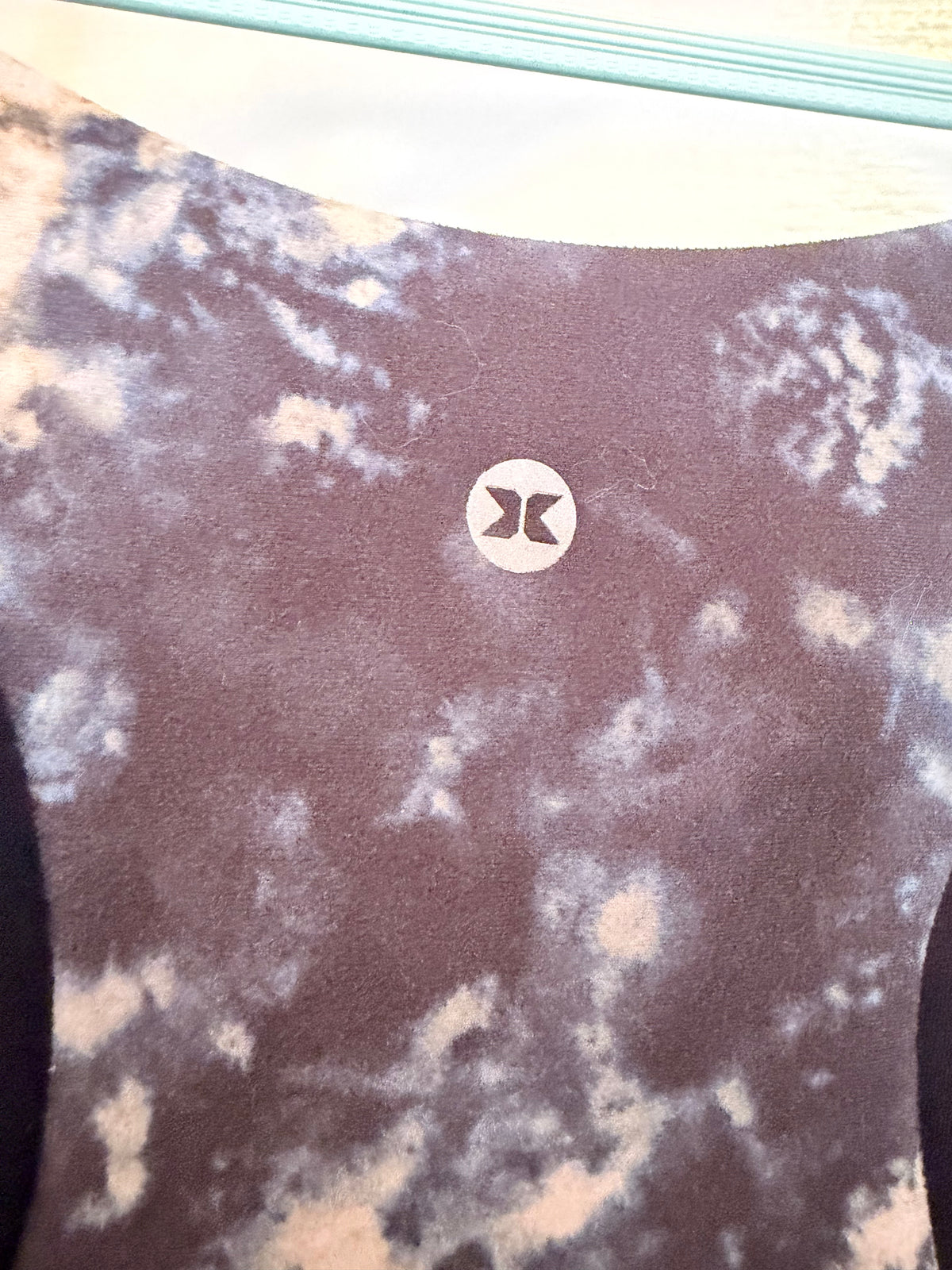RBX Black Blue Tie Dye Racerback Athletic Tank Top Size L